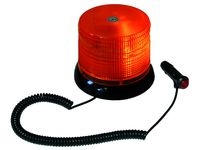 Majáček oranžový, magnetický s LED, 24V